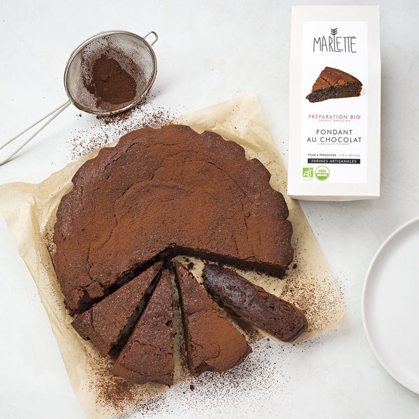 Chocolate fondant - organic baking mix