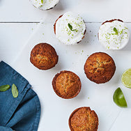 Raspberry muffins with fleur de sel - organic baking mix