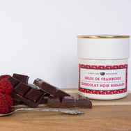 Raspberry jelly and Manjari dark chocolate