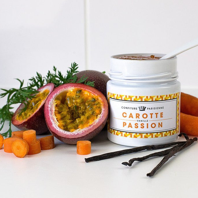 Carrot, passion fruit and vanilla