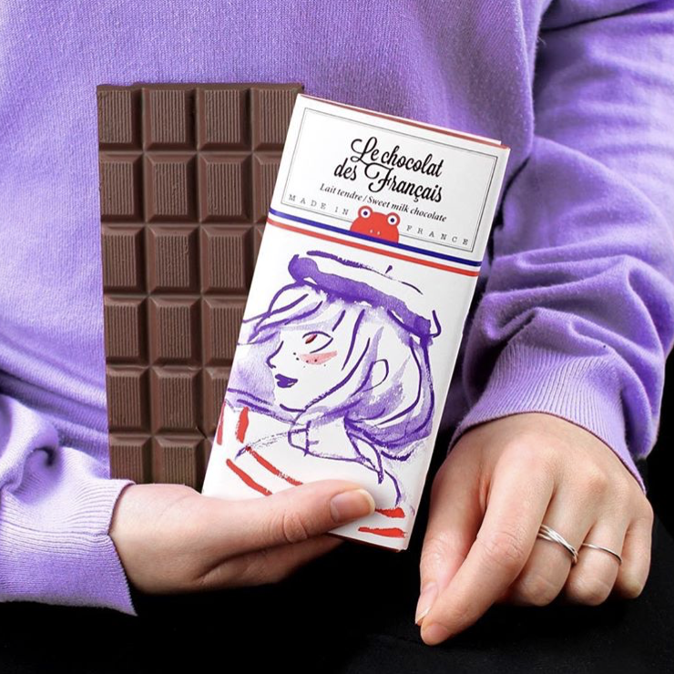 Tender milk chocolate, 41% cocoa - Organic