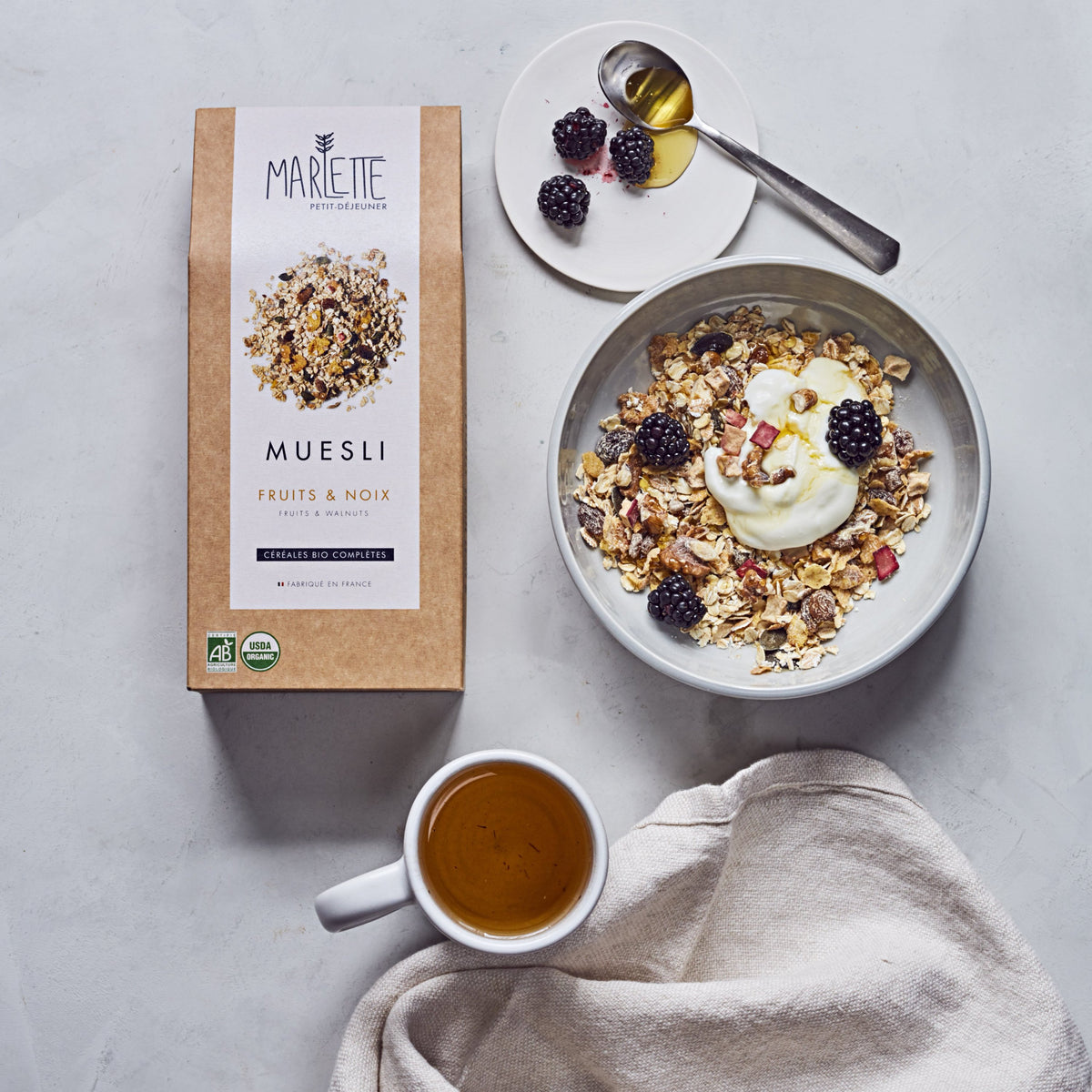 Fruit & walnuts organic muesli