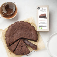 Gluten-free chocolate fondant - organic baking mix
