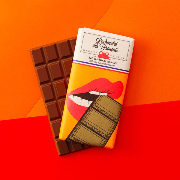 Milk chocolate & hazelnuts, 41% cocoa - Organic