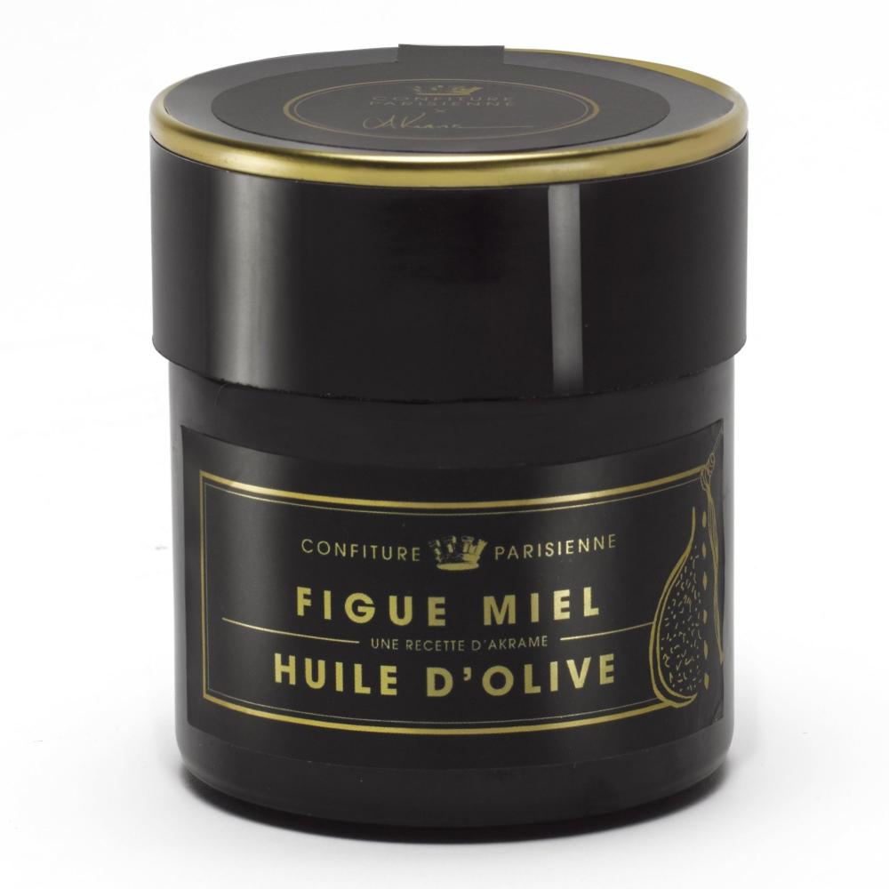 Fig, orange blossom honey and fruity olive oil