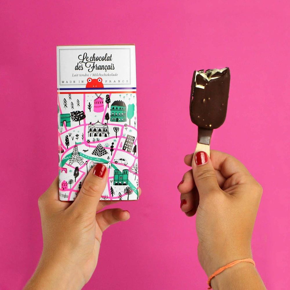 Milk chocolate & hazelnuts, 41% cocoa - Organic