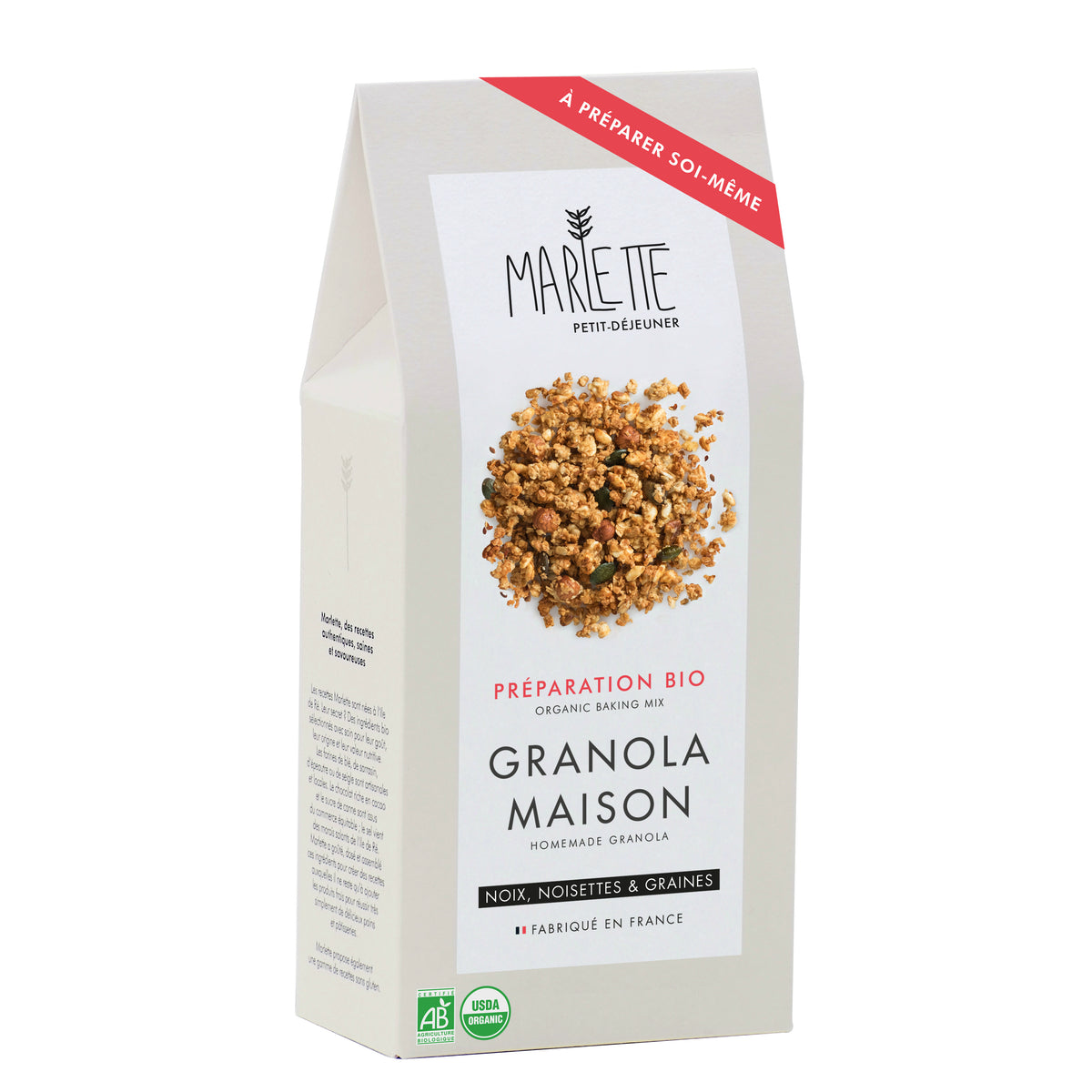 Homemade granola - organic baking mix
