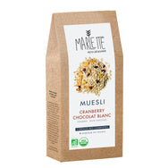 Cranberry & white chocolate organic muesli