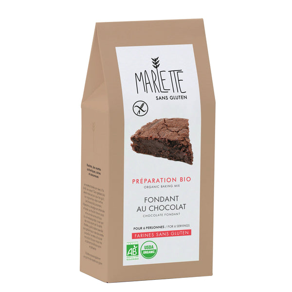 Gluten-free chocolate fondant - organic baking mix