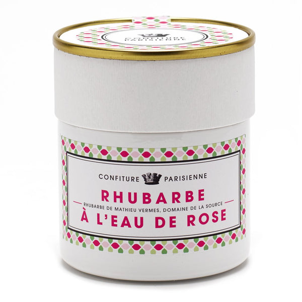Rhubarb and rose water